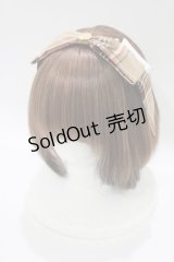 Maison de FLEUR Petite Robe canone / 考えに添うリボンクリップ  Beige H-25-11-11-077-EL-AC-NS-ZH