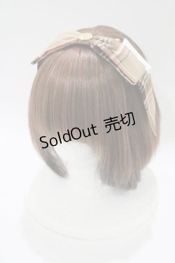 画像1: Maison de FLEUR Petite Robe canone / 考えに添うリボンクリップ  Beige H-25-11-11-077-EL-AC-NS-ZH