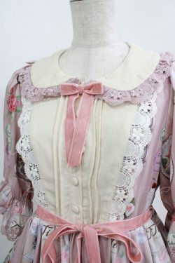 画像5: axes femme kawaii / ティティ×ベアファミリーワンピース M ピンク H-25-11-11-006-AX-OP-NS-ZH