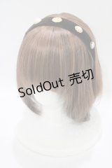 Maison de FLEUR Petite Robe canone / 宝物でできたカチューシャ  Brown H-25-11-11-078-EL-AC-NS-ZH