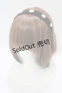 Maison de FLEUR Petite Robe canone / 宝物でできたカチューシャ  Brown H-25-11-11-078-EL-AC-NS-ZH