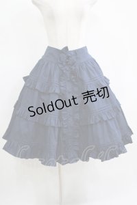 AND ROMEO / リボンフリルスカート Free ネイビー H-25-11-11-007-LO-SK-NS-ZH
