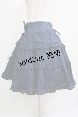 画像2: AND ROMEO / リボンフリルスカート Free ネイビー H-25-11-11-007-LO-SK-NS-ZH