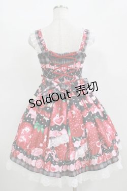 画像3: Dream Lolita（海外ロリータブランド） / Strawberry Cream ジャンパースカート S ブラック H-25-11-11-001-PU-OP-NS-ZH