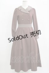 Maison de FLEUR Petite Robe canone / サラのロマンスワンピース S Brown H-25-11-11-008-EL-OP-NS-ZH