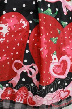 画像4: Dream Lolita（海外ロリータブランド） / Strawberry Cream ジャンパースカート S ブラック H-25-11-11-001-PU-OP-NS-ZH