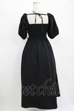 画像3: Dear My Love / 胸元リボンシャーリングワンピース M ブラック H-25-11-11-010-EL-OP-NS-ZH