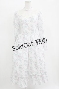 Kurumi Collaboration / KRハナジゴスリーブワンピース M オフ H-25-11-11-011-GO-OP-NS-ZH