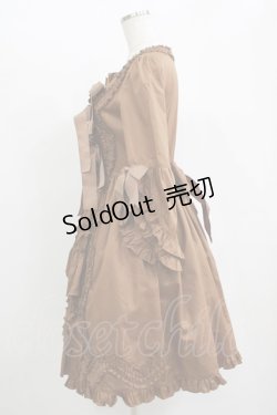 画像2: AND ROMEO / 姫袖ワンピース Free ブラウン H-25-11-11-014-LO-OP-NS-ZH