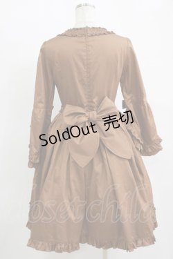 画像3: AND ROMEO / 姫袖ワンピース Free ブラウン H-25-11-11-014-LO-OP-NS-ZH