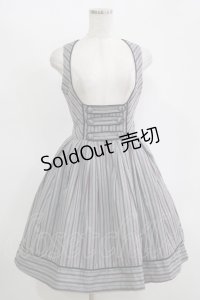 Victorian maiden / ノーブルレジメンタルジャンパースカート Free ファントムグレー H-25-11-11-015-CL-OP-NS-ZH