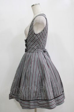 画像2: Victorian maiden / ノーブルレジメンタルジャンパースカート Free ファントムグレー H-25-11-11-015-CL-OP-NS-ZH