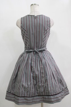 画像3: Victorian maiden / ノーブルレジメンタルジャンパースカート Free ファントムグレー H-25-11-11-015-CL-OP-NS-ZH