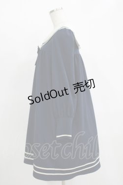 画像2: Innocent World / IWチャームセーラーワンピース M ネイビー H-25-11-11-019-IW-OP-NS-ZH