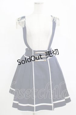 画像1: Amavel / 肩章風デザインナポレオンジャンスカ Free ネイビー H-25-11-11-021-CA-OP-NS-ZH