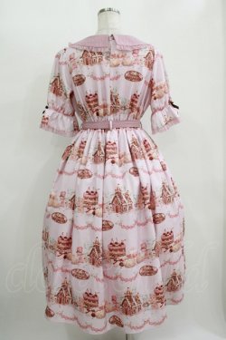 画像3: axes femme kawaii / お菓子の家柄ワンピース M ピンク H-25-11-11-002-AX-BL-NS-ZH