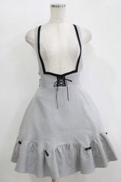 画像1: Secret Honey / パイピングスカート Free グレー H-25-11-11-022-CA-SK-NS-ZH