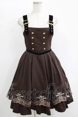 画像1: Amavel / Antique Violinジャンパースカート Free ブラウン H-25-11-11-023-CA-OP-NS-ZH