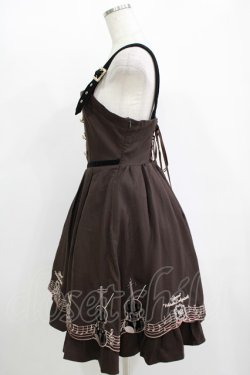 画像2: Amavel / Antique Violinジャンパースカート Free ブラウン H-25-11-11-023-CA-OP-NS-ZH
