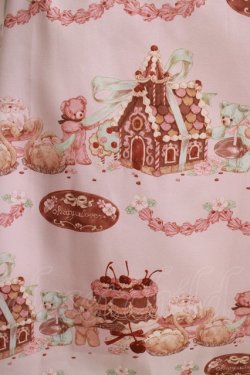 画像4: axes femme kawaii / お菓子の家柄ワンピース M ピンク H-25-11-11-002-AX-BL-NS-ZH