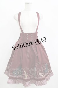 Amavel / Swing Jazz Band スカート Free ボルドー H-25-11-11-024-CA-SK-NS-ZH