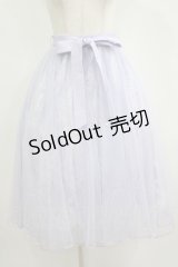 axes femme POETIQUE / レース×チュールスカート M ラベンダー H-25-11-11-025-AX-SK-NS-ZH