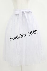 axes femme POETIQUE / レース×チュールスカート M ラベンダー H-25-11-11-025-AX-SK-NS-ZH