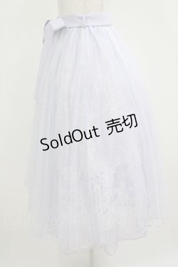 画像2: axes femme POETIQUE / レース×チュールスカート M ラベンダー H-25-11-11-025-AX-SK-NS-ZH