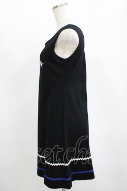 画像2: MILK / トリコロールリボンワンピ  黒 H-25-11-12-026-ML-OP-KB-ZH