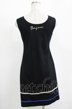 画像3: MILK / トリコロールリボンワンピ  黒 H-25-11-12-026-ML-OP-KB-ZH