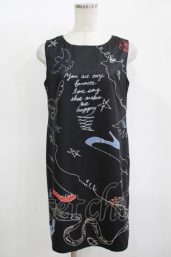 画像1: MILK / アーティ-ミニドレス  黒 H-25-11-12-027-ML-OP-KB-ZH