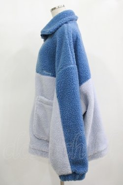 画像2: Whinny / もこもこパラダイスアウター  サックス H-25-11-12-029-PU-CO-KB-ZH