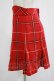画像2: Jane Marple / ウールチェックスカート  赤 H-25-11-12-030-JM-SK-KB-ZH (2)