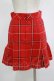 画像3: Jane Marple / ウールチェックスカート  赤 H-25-11-12-030-JM-SK-KB-ZH (3)