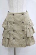 Jane Marple / トレンチフリルスカート  ベージュ H-25-11-12-031-JM-SK-KB-ZH