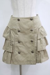 Jane Marple / トレンチフリルスカート  ベージュ H-25-11-12-031-JM-SK-KB-ZH
