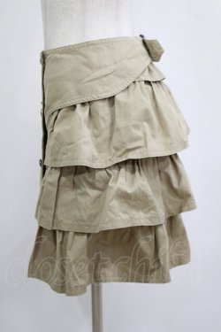 画像2: Jane Marple / トレンチフリルスカート  ベージュ H-25-11-12-031-JM-SK-KB-ZH