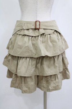 画像3: Jane Marple / トレンチフリルスカート  ベージュ H-25-11-12-031-JM-SK-KB-ZH