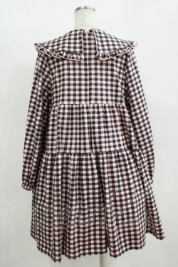 画像3: Candy Stripper / TINY RIBBON CHECK DRESS  ピンク×ブラック H-25-11-12-003-PU-OP-KB-ZH