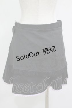 画像3: HONEY / 刺繍ジャガードラップ風スカート  ブラック H-25-11-12-032-HN-SK-KB-ZH