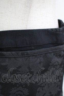 画像4: HONEY / 刺繍ジャガードラップ風スカート  ブラック H-25-11-12-032-HN-SK-KB-ZH