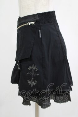 画像2: Ozz oneste / レイヤード風スカート  ブラック H-25-11-12-033-OO-SK-KB-ZH