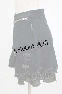 画像2: Ozz oneste / レイヤード風スカート  ブラック H-25-11-12-033-OO-SK-KB-ZH