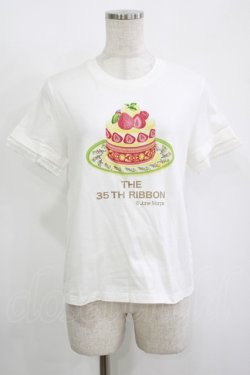 画像1: Jane Marple / Anniversary cakes Tシャツ  オフホワイト H-25-11-12-037-JM-TO-KB-ZH