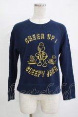 Jane Marple / Dear my crewのトレーナー  ネイビー H-25-11-12-039-JM-TO-KB-ZH