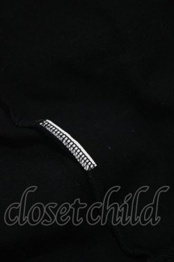 画像5: Jane Marple / ロゴ刺繍リボンカットソー  黒 H-25-11-12-040-JM-TO-KB-ZH