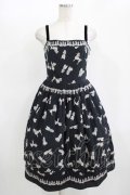 Jane Marple / プードルキャミソールドレス  ブラック H-25-11-12-005-JM-OP-KB-ZH