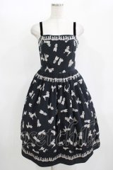 Jane Marple / プードルキャミソールドレス  ブラック H-25-11-12-005-JM-OP-KB-ZH