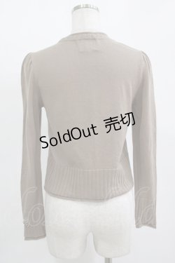 画像3: Shirley Temple / ベルベットリボンカーディガン 160 ブラウン H-25-11-12-044-ET-TO-KB-ZH