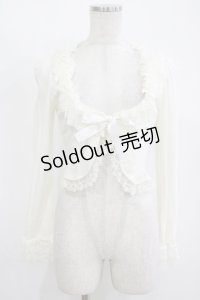 Innocent World / オリジナルレースミルフィーユチュールレースボレロ  オフ H-25-11-12-047-IW-TO-KB-ZH